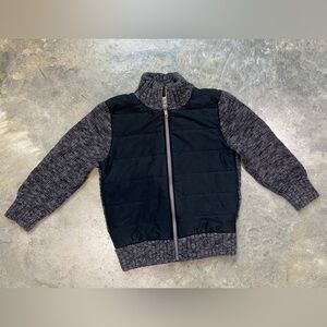 Cat & Jack Black and Gray Puffer Jacket